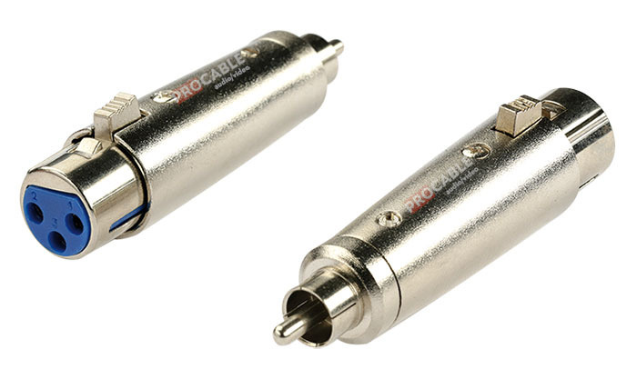Переходник XLR (CANON) гнездо RCA штекер - купить с доставкой по ...