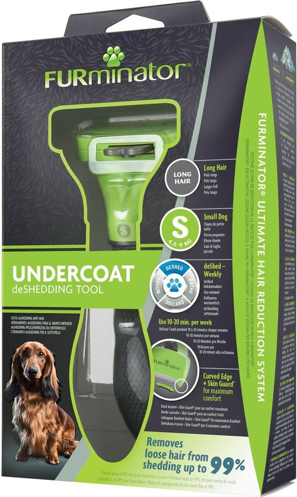 FURminator S Small Dog Short Hair / Фурминатор для собак Мелких пород с ...
