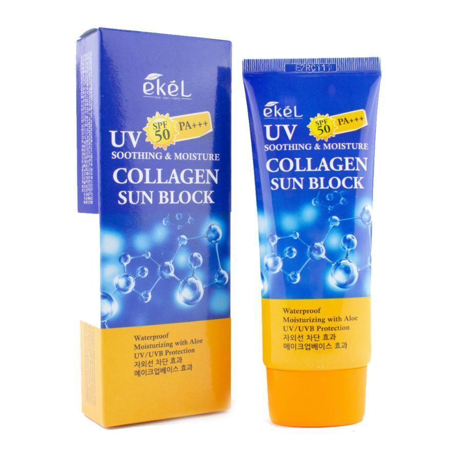Ekel Крем солнцезащитный с коллагеном / Soothing & Moisture Collagen ...