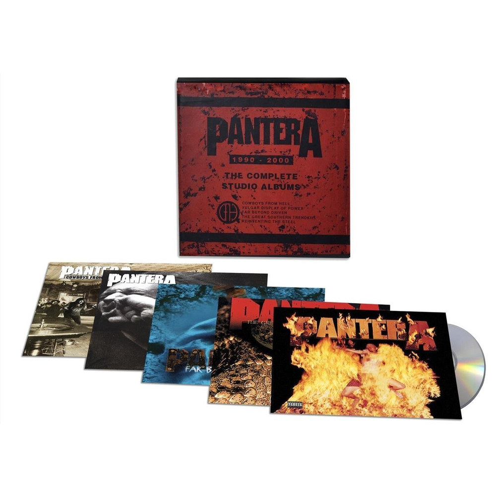 PANTERA,新品未開封,CD+DVD,ヘヴィメタル,デラックス盤 PANTERA. THE COMPLETE STUDIO ALBUMS 1990-2000 (5 CD Box Set