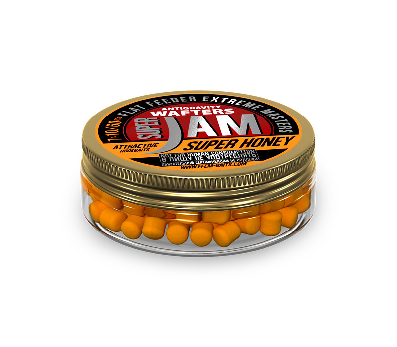 Бойлы нейтральной плавучести FFEM Jam Wafters 7x10 Super Honey #1