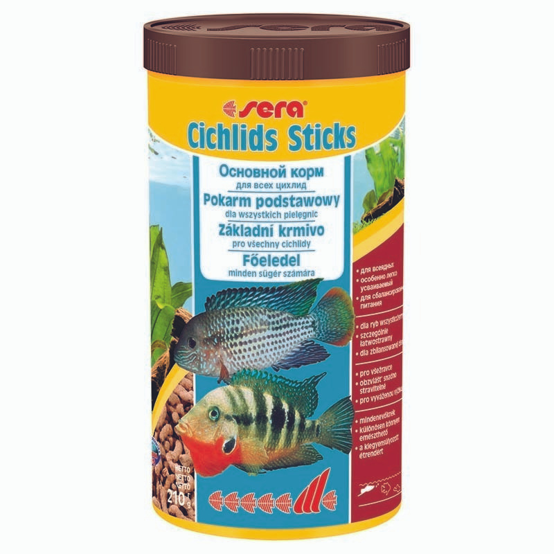 Корм для цихлид в палочках CICHLIDs Sticks 1 л 210 г - купить с ...