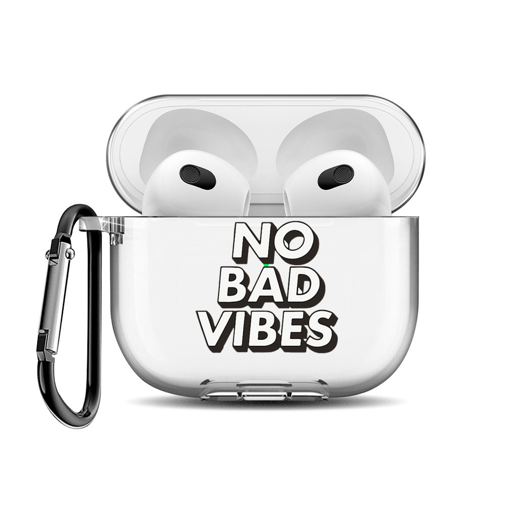 Чехол на Airpods 3 "No Bad Vibes" #1