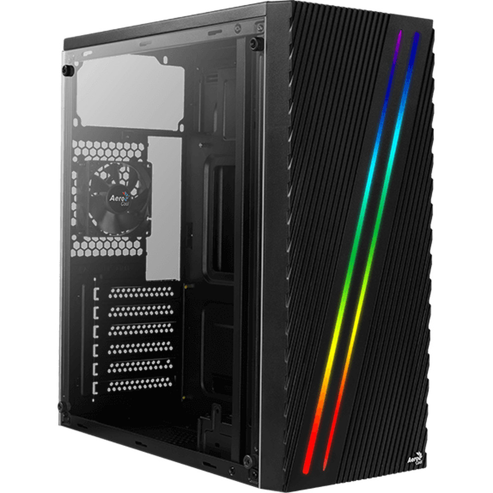 Как снять крышку aerocool Корпус ATX Miditower AeroCool Streak Black - купить с доставкой по выгодным цена