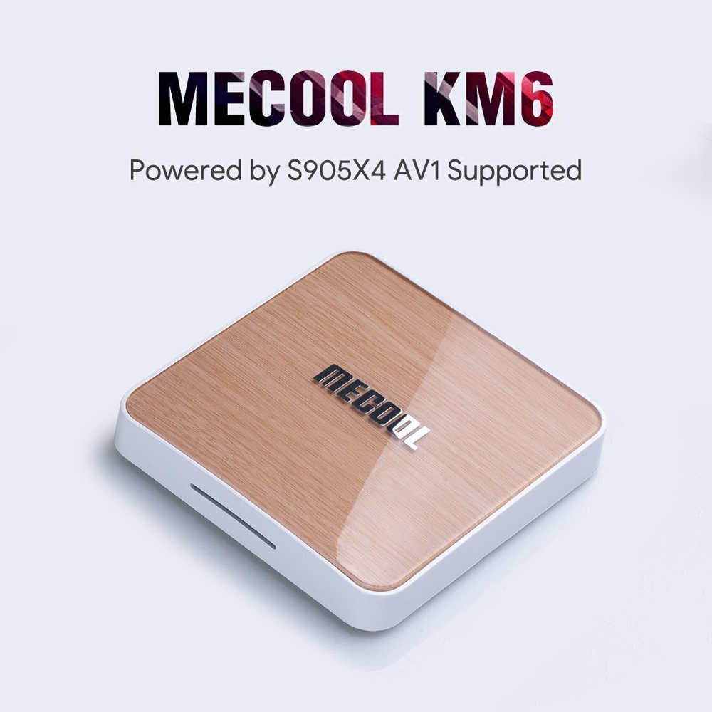 Приставка для цифрового смарт ТВ Mecool KM6 4/64 Deluxe андроид медиаплеер IPTV для телевизора с WIFI #1