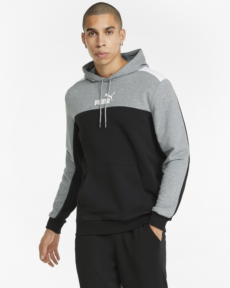 Худи PUMA Ess+ Block Hoodie Tr - купить с доставкой по выгодным ценам в  интернет-магазине OZON (469081401)