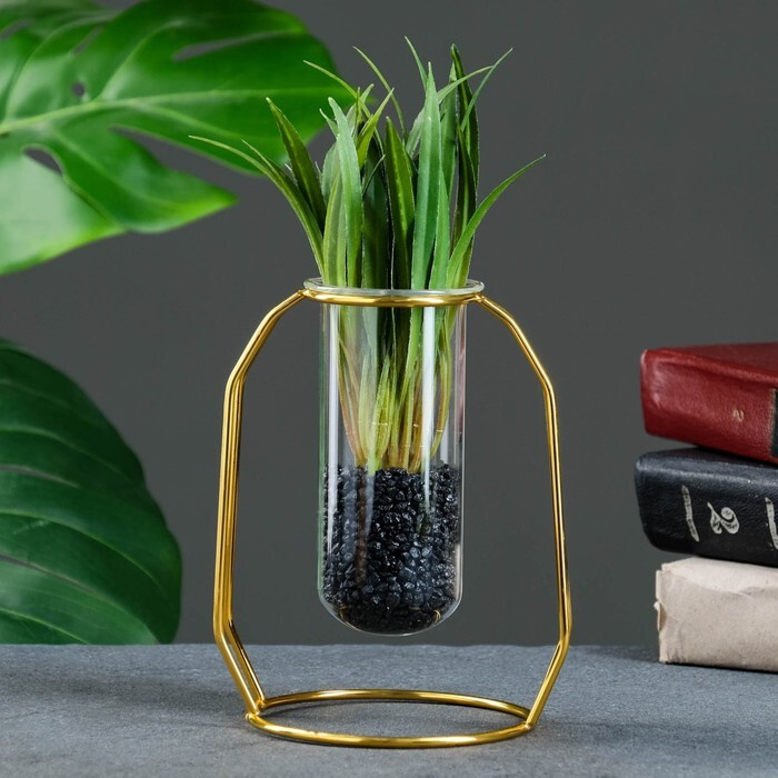 Кашпо на подставке стеклянное 17*15*5,5см купить по низким ценам в ...