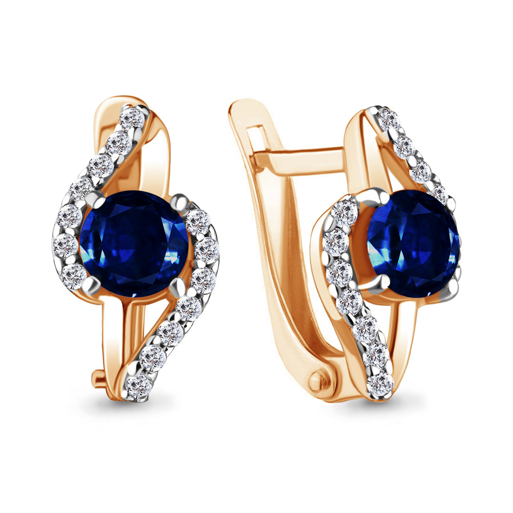 Роскошь Серьги ювелирные Серебро позолоченное 925 пробы - купить с ...