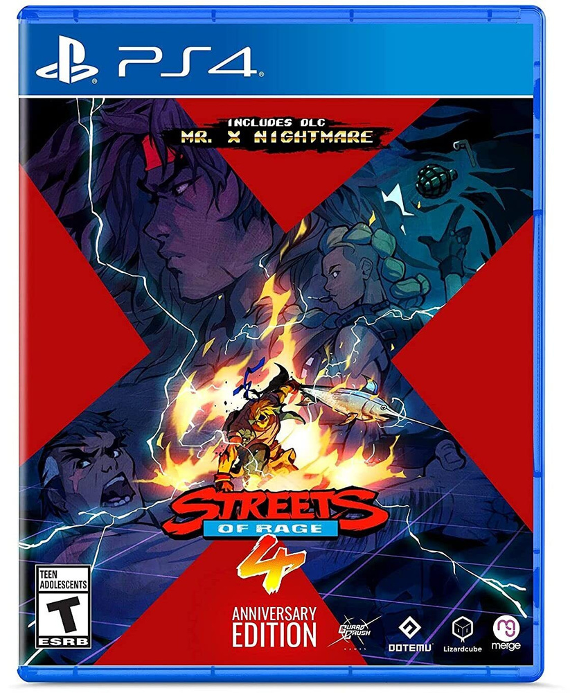 Игра Streets of Rage 4 - Anniversary Edition (PlayStation 4, Русские  субтитры) купить по низкой цене с доставкой в интернет-магазине OZON  (492376671)