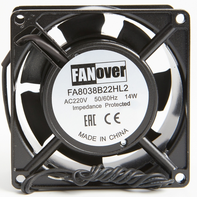 вентилятор 80х80х38мм 220В FA8038B22HL2 AC (качения) FANOVER - купить ...