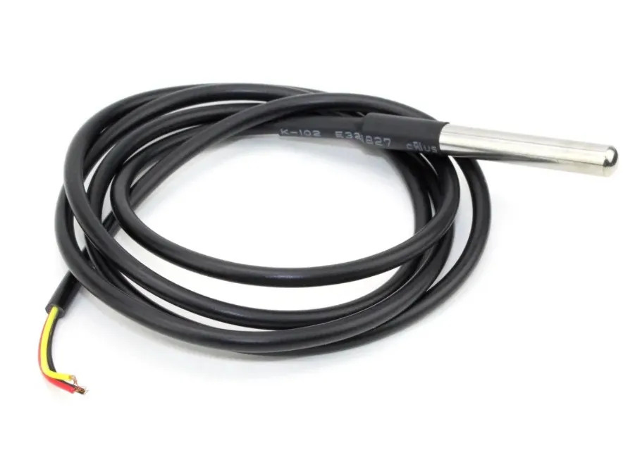 Датчик температуры DS18B20, герметичный IP67, кабель 1 метра - купить с ...