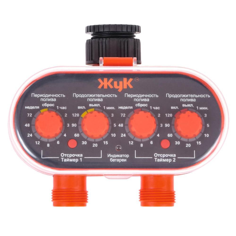 Двухканальный таймер для систем полива ЖУК ТЭ-21 - купить по низкой ...