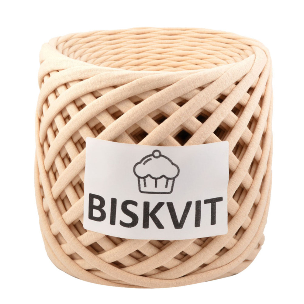 Пряжа Biskvit, 330г, 100м, 100%хлопок, (Ваниль) (1 шт.) #1