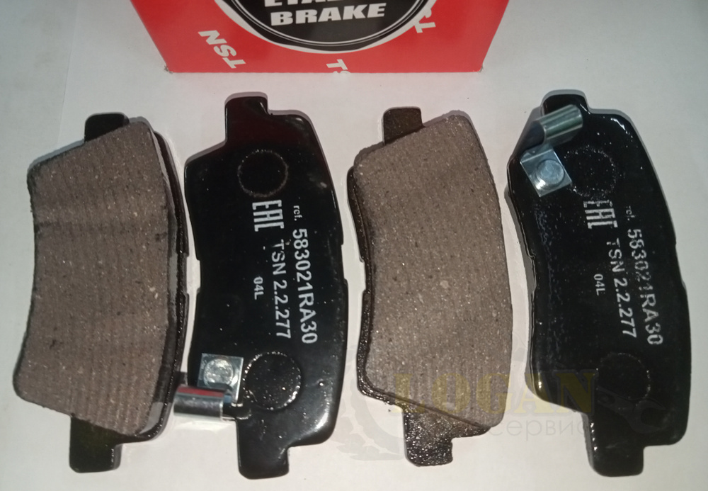 Колодки тормозные TSN задние Hyundai Solaris / Kia Rio III 2011-2017 (3 ...