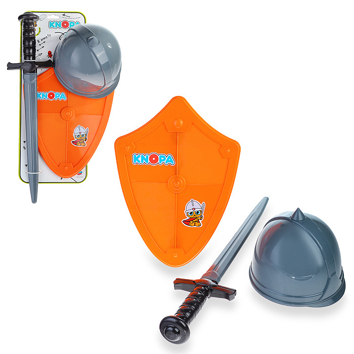 Набор оружия "Вояка" шлем, щит и меч игрушечный 87015 - купить с ...