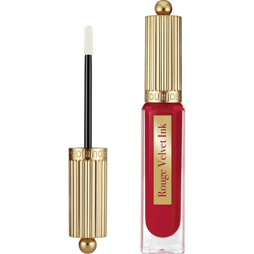 Bourjois Помада для губ Rouge Velvet Ink, жидкая, матовая, тон №9 rouge a reves, цвет: красный #1