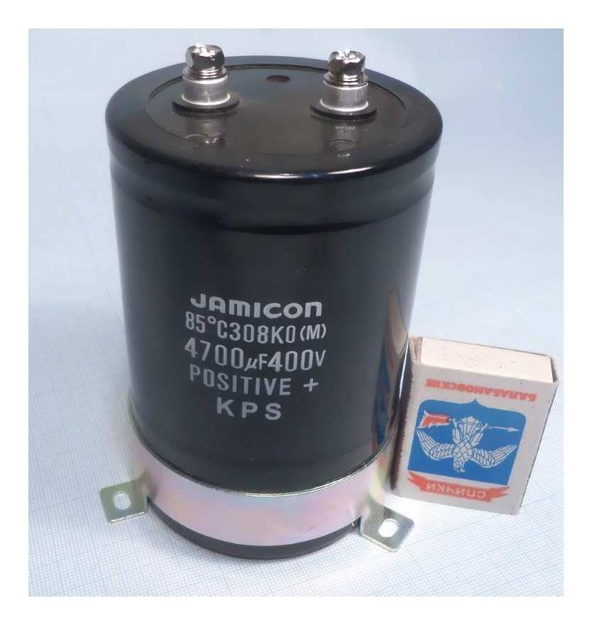 4700 мкф 400в 77х115 Jamicon KP контакты под болт конденсатор ...