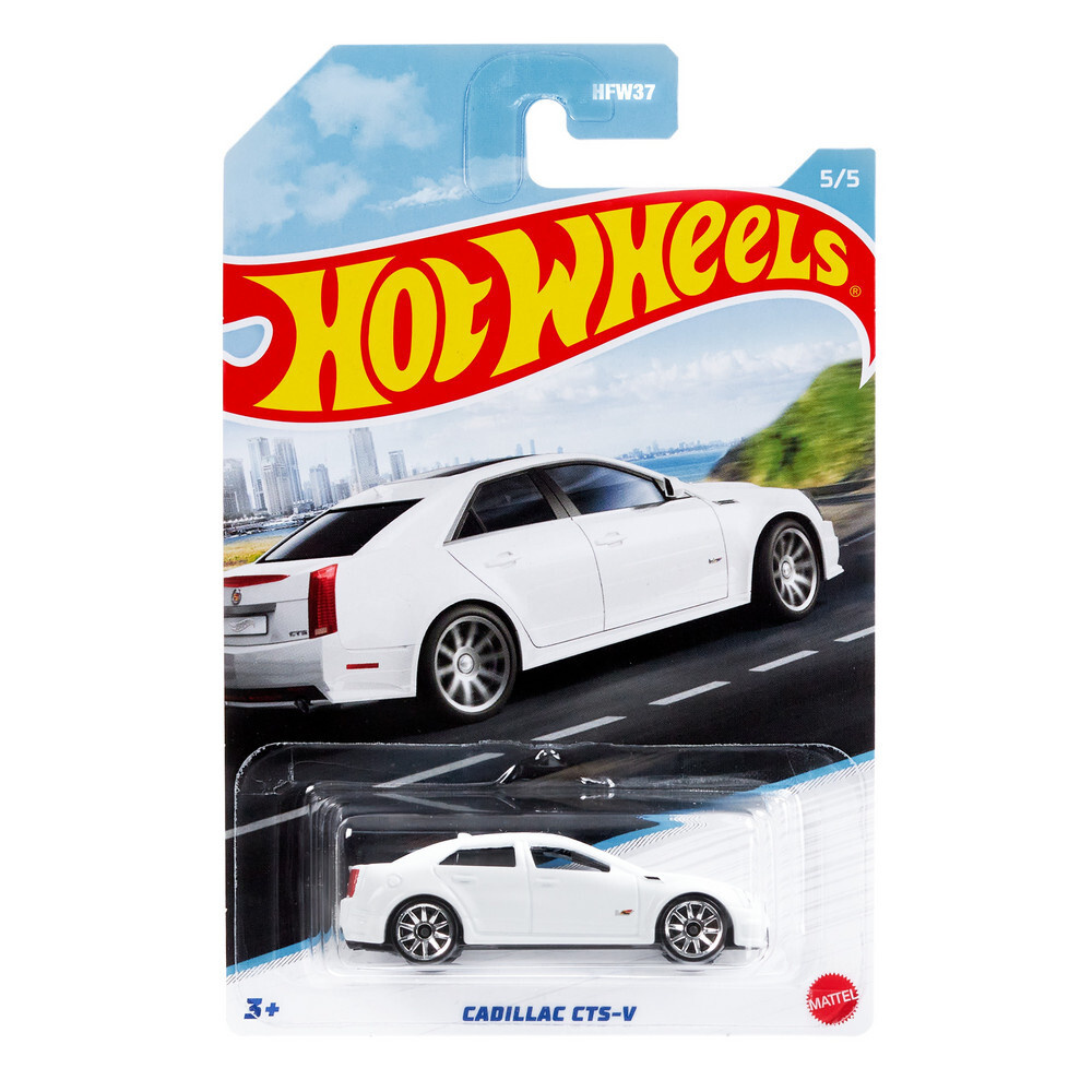 HDH16 Машинка металлическая игрушка Hot Wheels коллекционная модель  CADILLAC CTS-V - купить с доставкой по выгодным ценам в интернет-магазине  OZON (630932611)