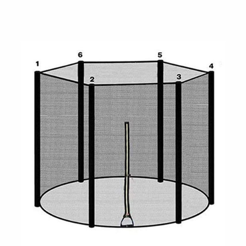 Безопасная сетка для батута для замены 6 футов 6 столбы (Высота 163cm .