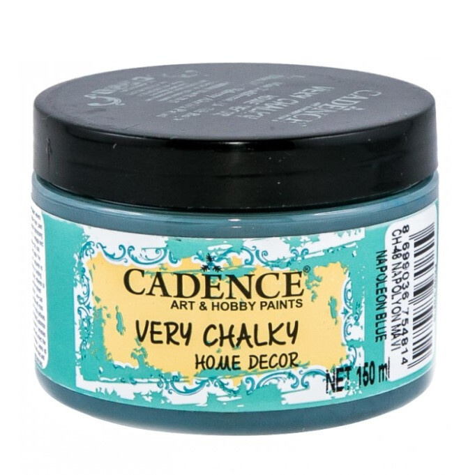 Акриловая краска ультра матовая Cadence Very Chalky Home Decor Acrylic Paint 150 ml. Napoleon