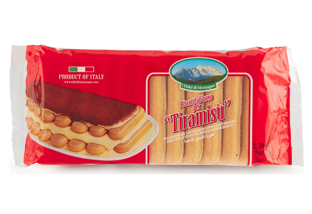 Печенье сахарное для тирамису "Савоярди" I Dolci Di Montagna, 200 г ...