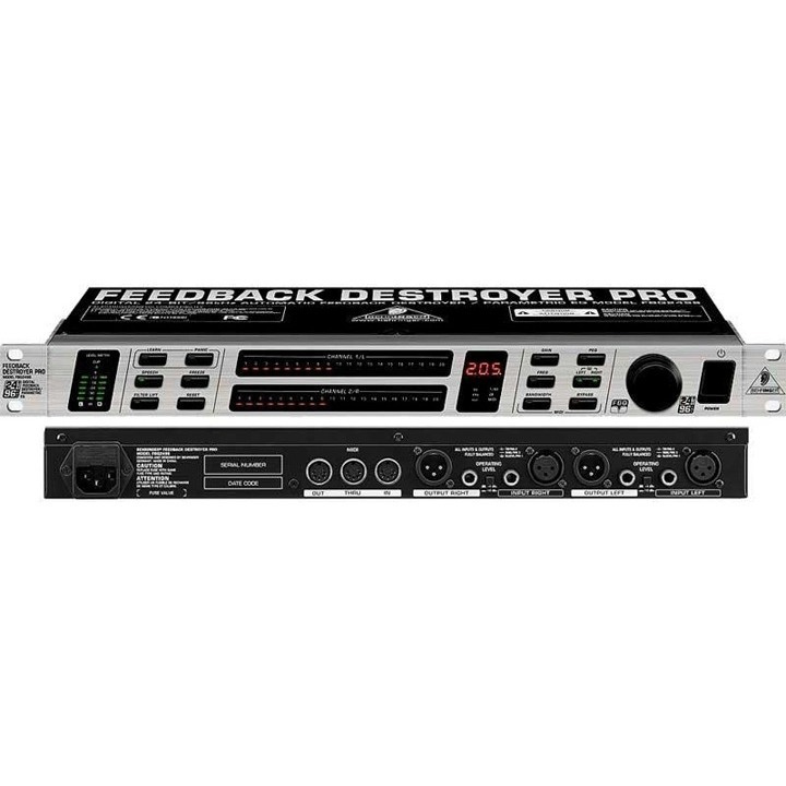 Подавитель обратной связи BEHRINGER FBQ 2496 FEEDBACK DESTROYER PRO ...
