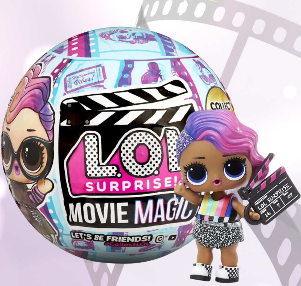 Кукла L.O.L. Surprise Movie Magic Doll, LOL Surprise Movie Magic tots, лол  кукла-сюрприз