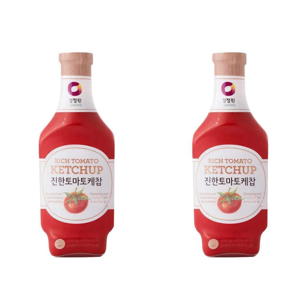 Кетчуп Daesang Rich Tomato Ketchup 760 г, 2 шт #1