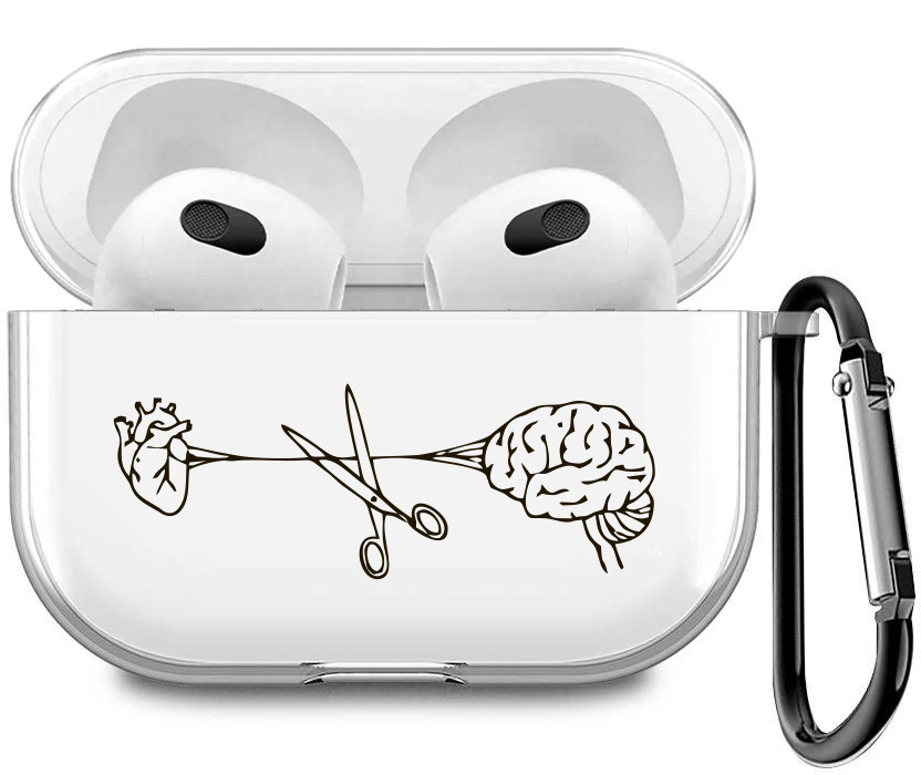 Прозрачный чехол для наушников AirPods 3 / на АирПодс 3 силиконовый с ...