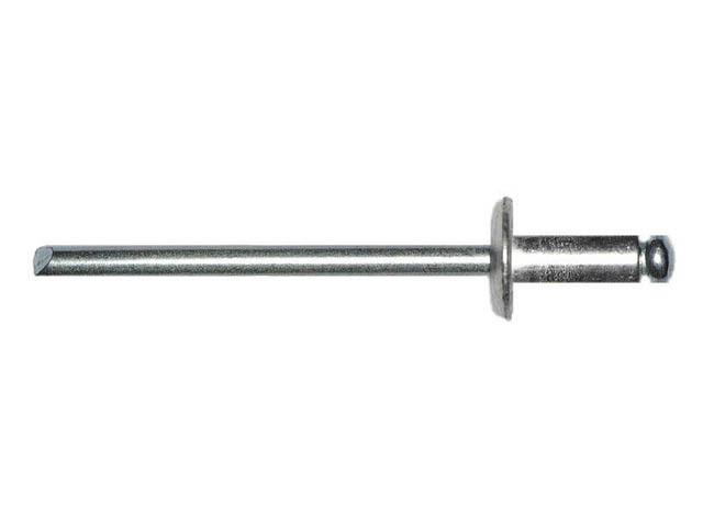 Заклепка вытяжная 6,4х12 мм алюминий-сталь цинк STARFIX 5 штук (SMZ1-58332-5)  #1