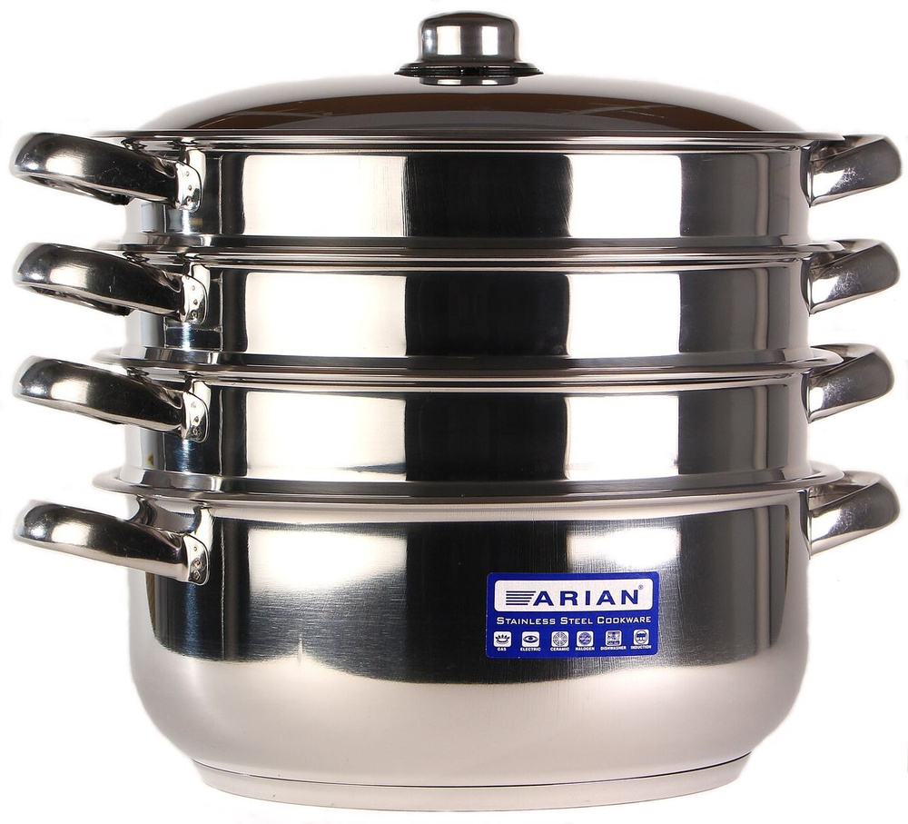 Мантоварка Hascevher, Нержавеющая сталь, 3 яруса купить по выгодной ...