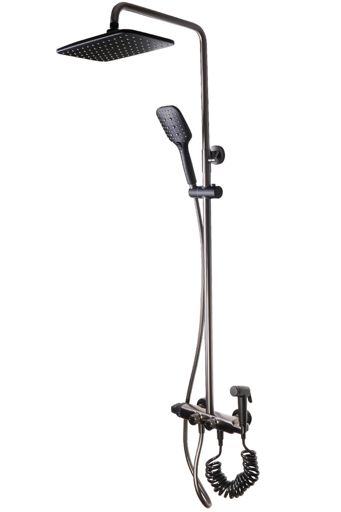 Maxonor Pure Life Душевой комплект MN2412 темно-серый - купить с ...