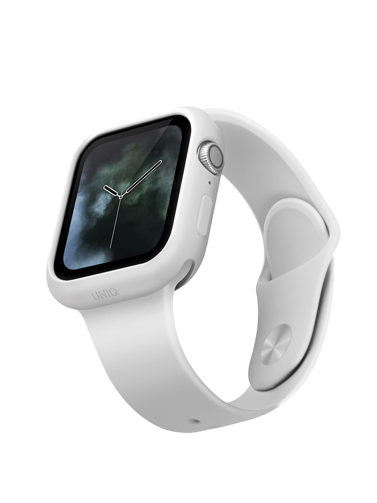 Чехол UNIQ Lino на смарт часы Apple Watch 44 mm / мм / бампер для умных часов Эпл Вотч серии 4, 5, 6 #1