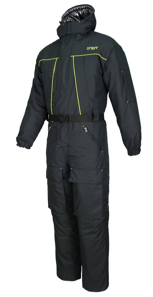 Комбинезон для рыбалки и охоты IFRIT, размер 176, 46, Зима, цвет черный ...