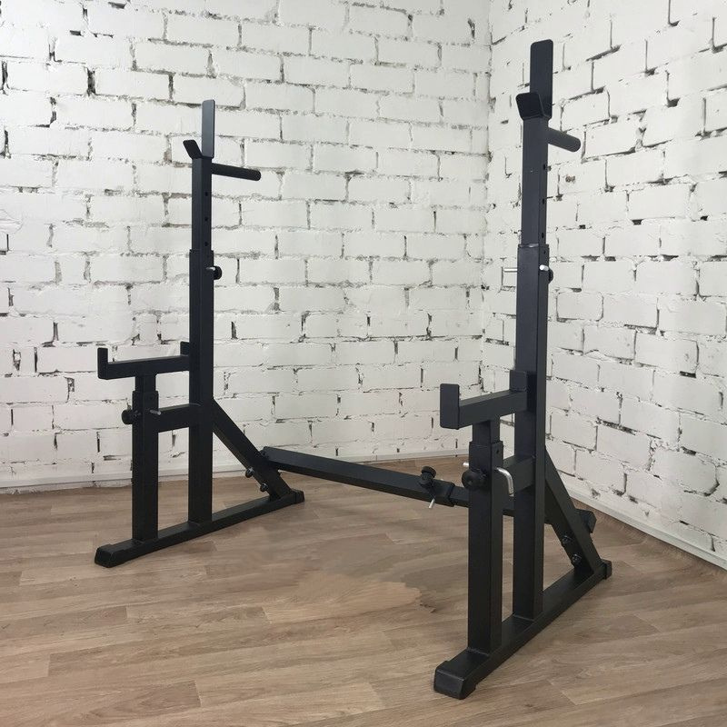 СПОРТИВНЫЕ-СТЕНКИ Стойка для инвентаря Стойка для жима_черный_черный ...