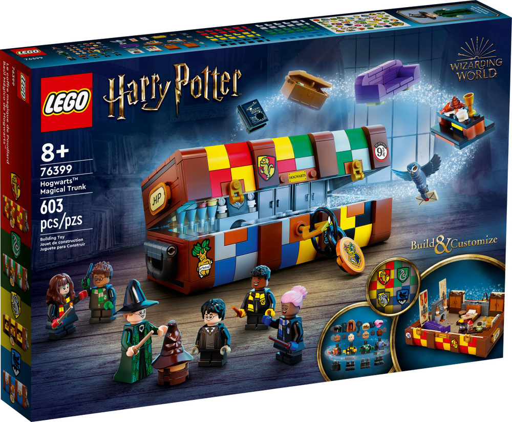 Лего Harry Potter серия, LEGO Конструктор, лего 76399 Волшебный чемодан  Хогвартса, Игрушки Lego для мальчиков и девочек - купить с доставкой по  выгодным ценам в интернет-магазине OZON (694861351)