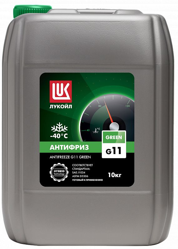 Антифриз Лукойл (Lukoil) G11 Green, Готовый раствор купить по выгодной ...