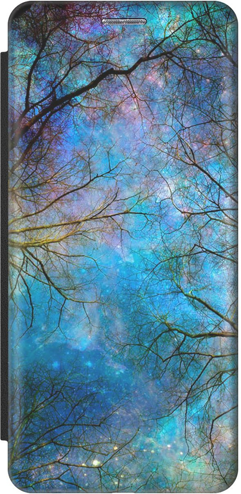 Чехол-книжка Ночное небо в ветвях на Realme 8 / 8 Pro / Рилми 8 / 8 Про ...