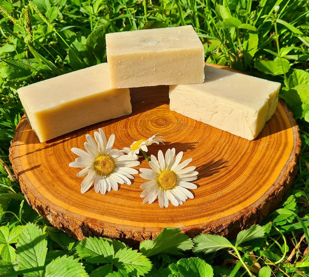 Мыло натуральное Ромашковое без запаха купить на OZON по низкой цене ...