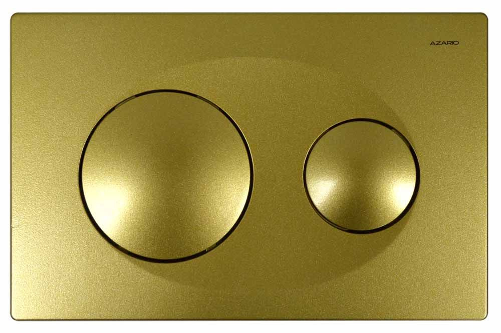 Кнопка смыва Azario AZ-8200-0014 золото матовое #1
