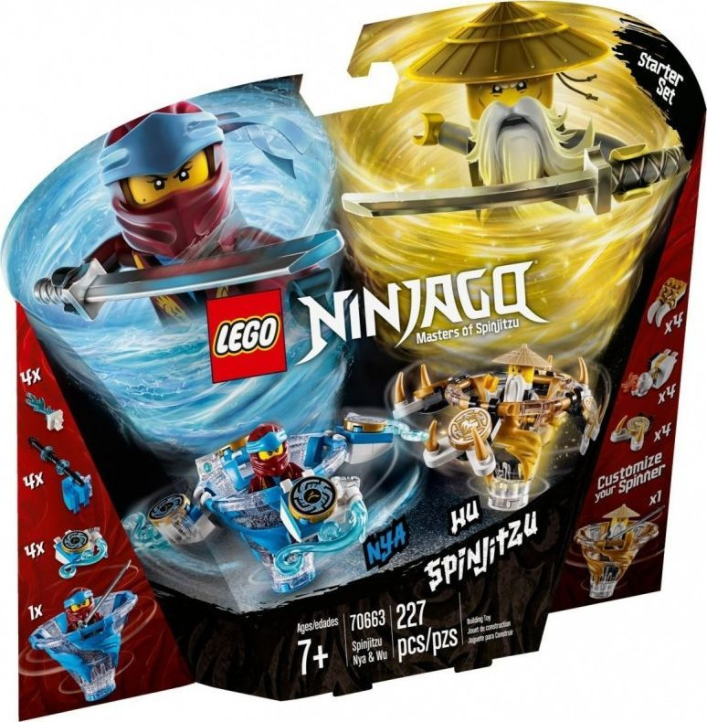 Lego Ninjago Spinjitzu Nya Wu 70663