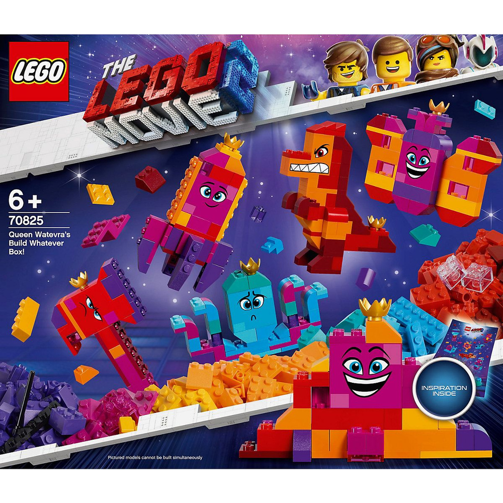 LEGO The LEGO Movie 2 70825 Konigin Wasimma Si-Willis Bau Was Du Willst Box  Конструктор Лего Муви 2 Королева Васимма - купить с доставкой по выгодным  ценам в интернет-магазине OZON (1164718344)