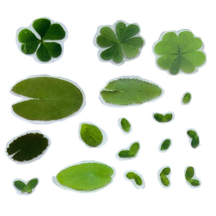 Наклейки имитация растений для заливки эпоксидной смолой - купить с ...