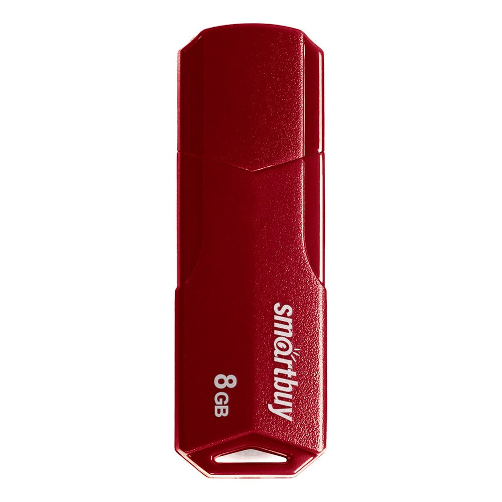 Флешка USB SmartBuy 008GB CLUE, бордовый #1