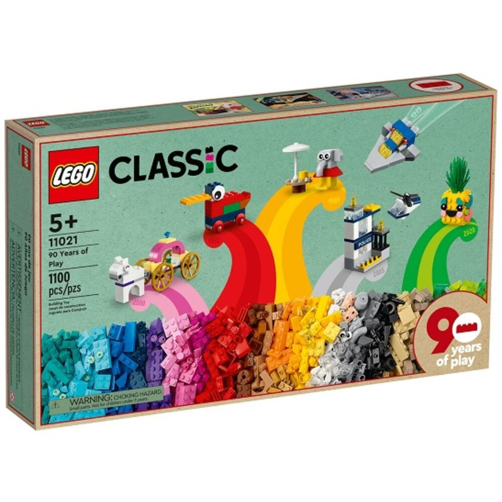 Конструктор LEGO Classic 90 лет игры 11021 - купить с доставкой по выгодным  ценам в интернет-магазине OZON (1114706773)