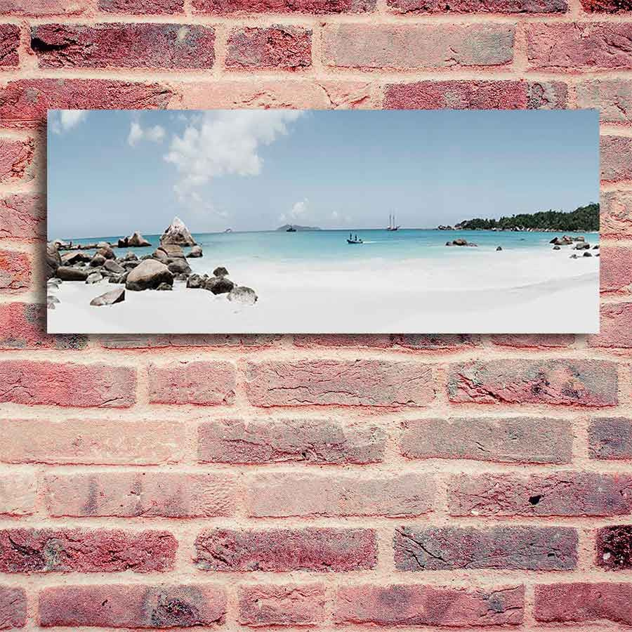 STAMPRINT Картина на стекле "Пляж", 125  х 50 см #1
