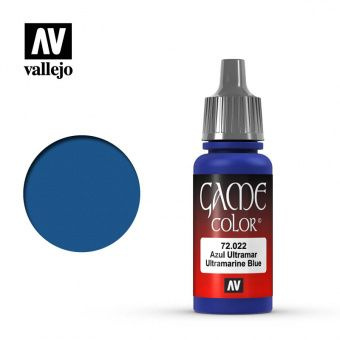 Краска Vallejo 72022 Game Color Ultramarine Blue (Синий ультрамарин) #1