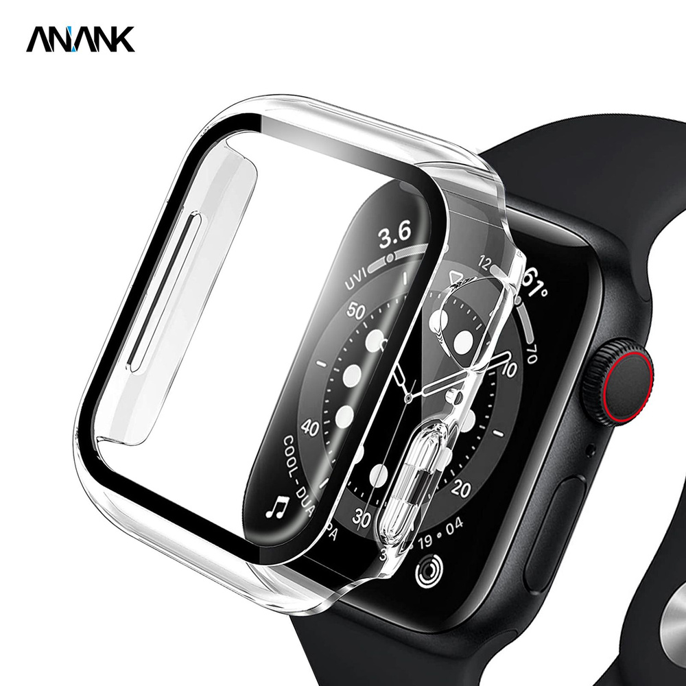 Защитное стекло с бампером ANANK Screen Guard Apple Watch 40 mm прозрачный  #1