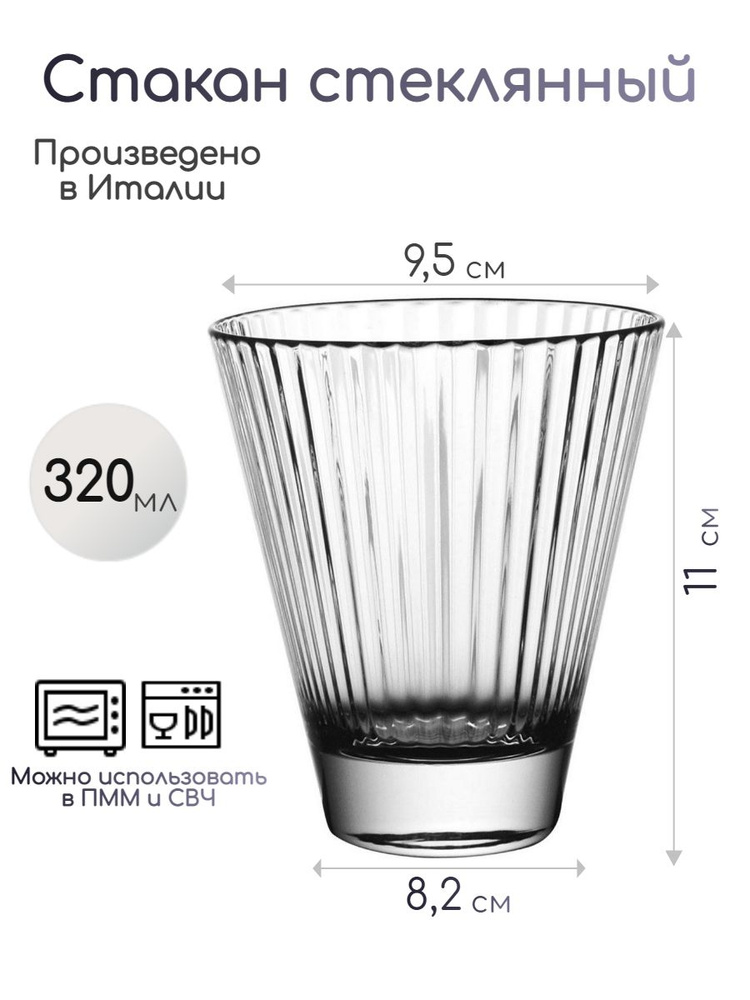 Стакан для бренди, для коньяка Vidivi, 320 мл купить по доступной цене ...