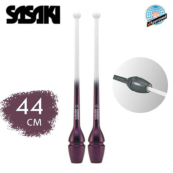 Булавы SASAKI M-34GH 44см. WxWIB(Бело-Винный) FIG #1